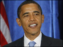 O presidente eleito dos EUA, Barack Obama 