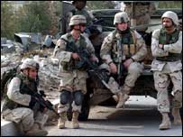 Felluce'de ABD askerleri