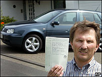 Vydražený Volkswagen