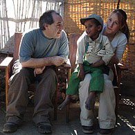 Vicky and Barry visit a local family