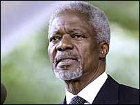 Generální tajemník OSN Kofi Annan