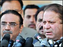 Navaz Şerif ve Asıf Zerdari