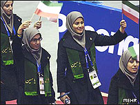 پرچم دار کاروان ورزشی ايران