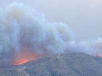 The fire in Canyon Country