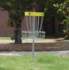 disc golf basket
