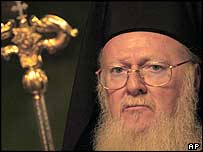 Bartolomeu 1º, Patriarca da Igreja Ortodoxa