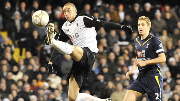 Fulham striker Bobby Zamora