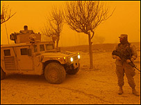 امریکی فوجی قافلہ 