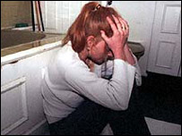 精神受困扰的人