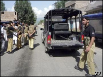 سربازان پاکستانی در منطقه دره سوات