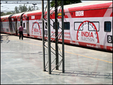 The BBC India Election Train