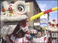 Múa lân ở San Fransisco