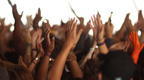 Hands in the air