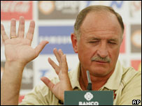 Luiz Felipe Scolari durante entrevista em Lisboa
