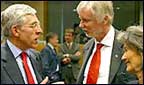 Jack Straw negotiates
