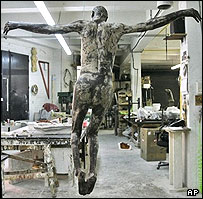 مجمسمه شکلاتی مسیح