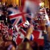 The audience at the Proms listening to 'Land of Hope and Glory