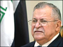 جلال طالبانی، رييس جمهوری عراق