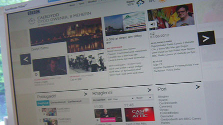 Hafan newydd BBC Cymru