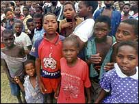 Crianças em Moçambique