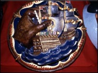 Boss design showing the Mary Rose