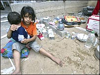 Gazze'de bir kız çocuğu