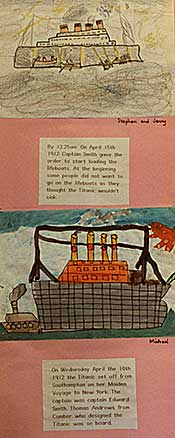 Display by pupils at Andrews Memorial School, Comber