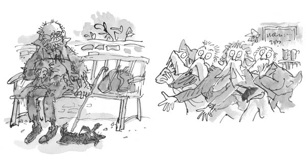 Mr Stink illustrations by Quentin Blake