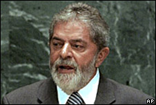 Current Brazilian President, Luiz Inacio Lula da Silva