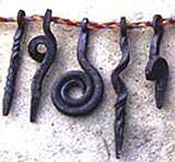 Image of reconstructed Iron Age tools and artefacts