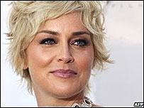 Sharon Stone durante o Festival de Cinema de Cannes