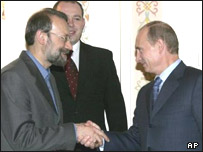 پوتین و لاریجانی