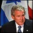 Bush durante discurso em Jerusalém
