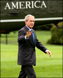 अमरीकी राष्ट्रपति जॉर्ज बुश