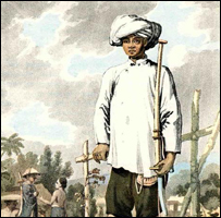 Quân Tây Sơn theo tranh vẽ từ thế kỷ 18