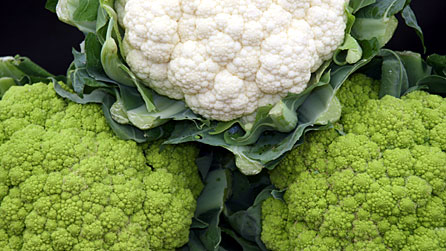Gold medal-winning cauliflowers