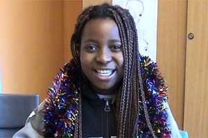 Caroline's spending her Christmas overseas this year...