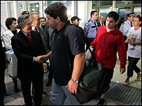 Řečtí turisté po návratu domů