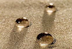 Hydrophobicity in action ...