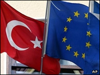 Türkiye ve AB bayrakları