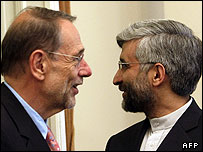 سعید جلیلی و خاویر سولانا