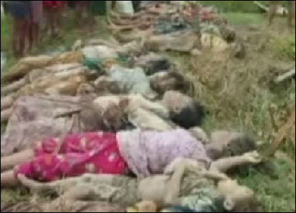 Video footage of children's bodies in a makeshift morgue in the Irrawaddy delta