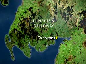 Caerlaverock map