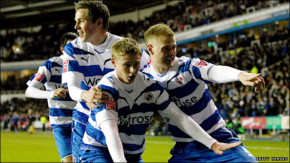 Reading goalscorer Simon Church