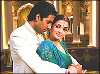 गुरु में अभिषेक और ऐश्वर्या