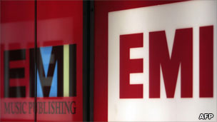 EMI Music sign