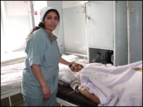 په ماشوم عمليات شوې ميرمن 