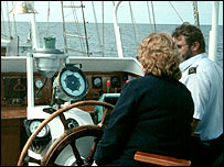 Helming under instruction