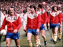 The FA Cup winning Saints team