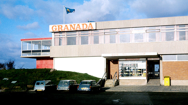 A motorway service station